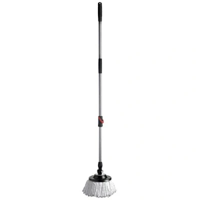 Image of TATAY mop with telescopic stainless steel handle, 100% microfiber