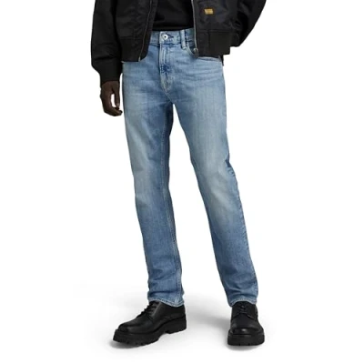 Image of G Star Men&#039;s Mosa Straight Jeans, blue (sun faded amparo D23692 D498 G344), 38W / 36L