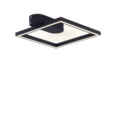 Image of Lindby LED ceiling light Yulla, black