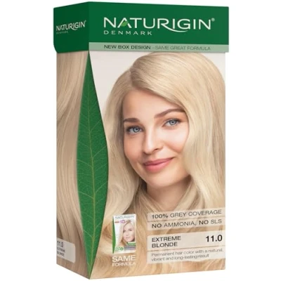 Image of Light Blonde Hair Dye 11.0 with Natural Ingredients No Ammonia