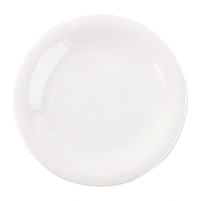 Image of Royal Bone Ascot Embossed Coupe Plate 180mm (Box 12)