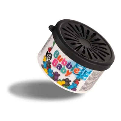 Image of BUBBLEBABY Cool Ice Fragranced Organic Tub Long Lasting Car Air Freshener &amp; Odour Eliminator (Pack of 1), Lemon