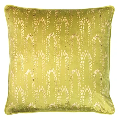 Image of furn. Wisteria Polyester Filled Cushion, Polyester, Chartreuse