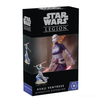 Image of Atomic Mass Games Star Wars Legion: Asajj Ventress Operative Expansion Miniatures Game Ages 14+ 2 Players 90 Minutes Playing Time