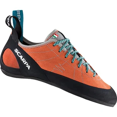 Image of Scarpa Women&#039;s Helix WMN Low Rise Hiking Boots, Mandarin RED FF, 7 UK