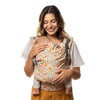 Image of Boba X Baby Carrier Newborn to Toddler Certified Hip Healthy Carriers &amp; Carrier, Micro Adjustable from Newborn, Petite Plus Size 7 45 lbs (Blossom)