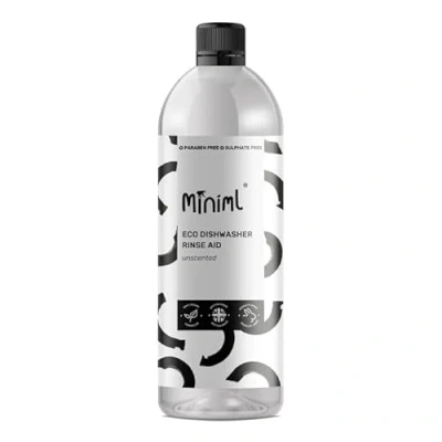 Image of Miniml Rinse Aid Unscented Vegan, Cruelty Free and British Made 750ml