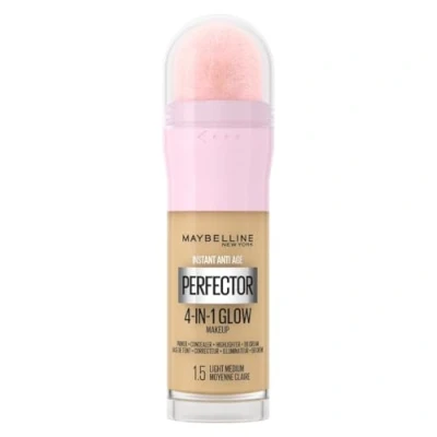 Image of Maybelline New York Instant Anti Age Rewind Perfector, 4 In 1 Primer, Concealer, Highlighter, Self Adjusting Shades, Evens Skin Tone with a Glow Finish, 1.5 Light Medium