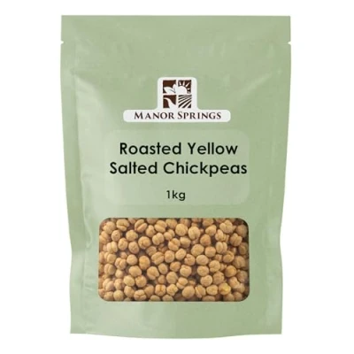 Image of Roasted Yellow Salted Chickpeas 1kg by Manor Springs