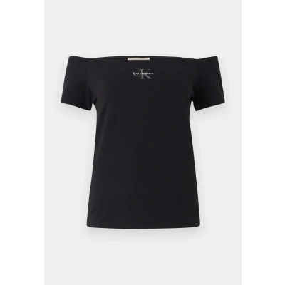 Image of Calvin Klein Jeans Top, Women&#039;s, Size: 3XS, Black
