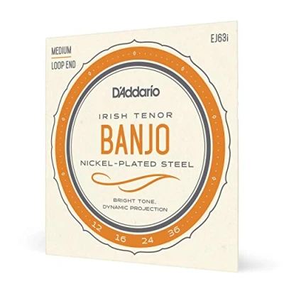 Image of D&#039;Addario EJ63i 12 36 Nickel Irish Tenor Banjo String