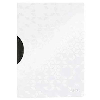 Image of Leitz A4 ColorClip File, 30 Sheet Capacity, Flexible Plastic, White, WOW Range, 41850001