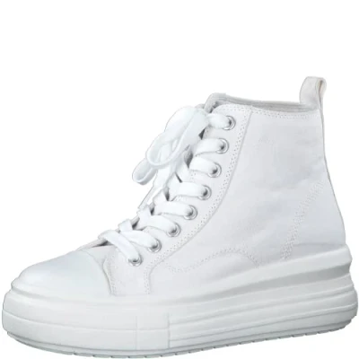 Image of MARCO TOZZI Women&#039; 2 25205 20 Sneaker, White, 6 UK