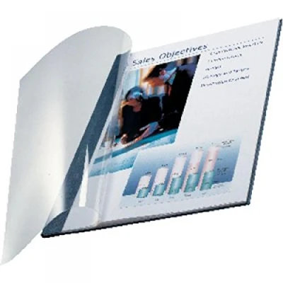 Image of Leitz impressBIND Soft Covers, 14.0 mm Spine, Black, Pack of 10