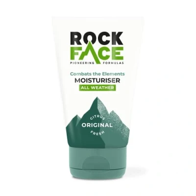Image of Rockface Mens Moisturiser, Face All Weather Protection, Energises Skin, Fast Absorbing, 100ml
