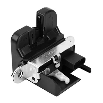 Image of Trunk Lock Latch,OEM: 1K6827505E Black Rear Boot Lid Latch for MK5 MK6