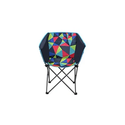 Image of Portal Outdoor Unisex&#039;s Multi Coloured Foldable Camping Chair, 44 x 45 cm
