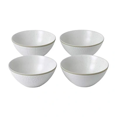 Image of Royal Doulton Gordon Ramsay Maze Grill 40034478 16cm Bowl Set of 4 White, Stoneware