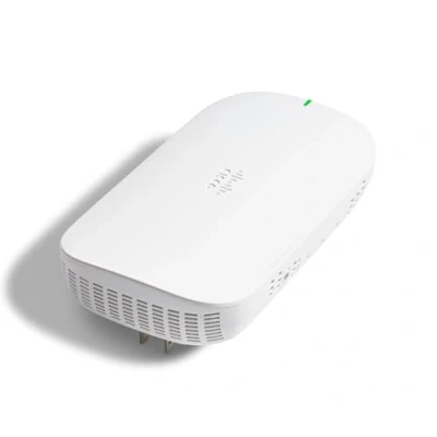 Image of Cisco Business 151AXM Wi Fi 6 2x2 Mesh Extender Wall Outlet, 3 Year Hardware Protection (CBW151AXM B NA) Requires 150AX Access Points, White