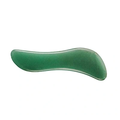 Image of 1Pc Stone Gua Sha Board Hand Made S Shape Guasha Scraping Massage Tool Jade