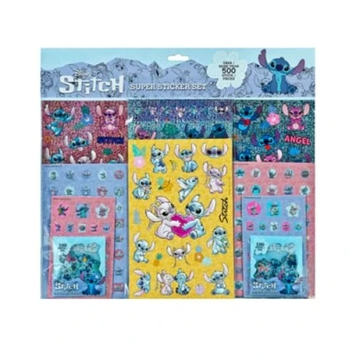 Image of Disney Set of 500 Decorative Stickers Lilo and Stitch, Multi Colour