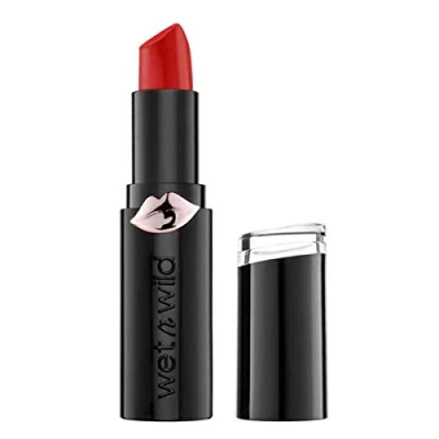 Image of Wet n Wild, Megalast Lipstick, Long lasting Matte Lipstick with Daily Moisture, Extra smooth Formula Microspheres, Natural Marine Plant Extracts, Coenzyme Q10 and Vitamins A &amp; E, Red Velvet