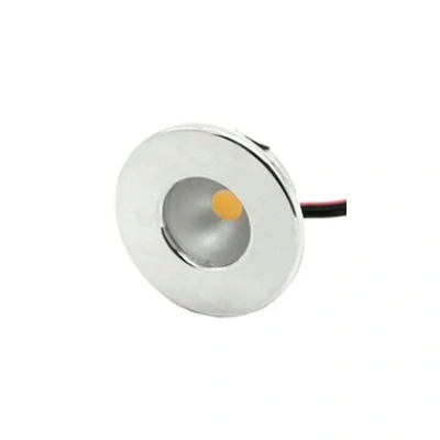 Image of Ovia Miniature LED Downlight 0.8W IP44 Chrome 6000K