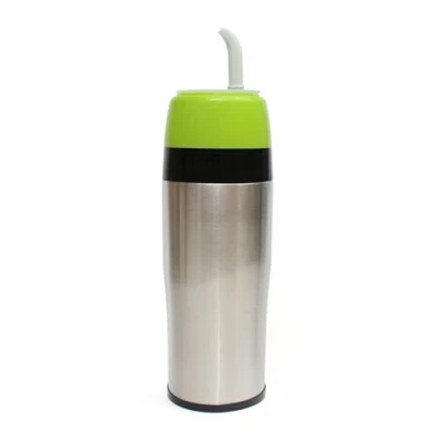 Image of Mate Green Yerbomos 2.0 350 ml for Yerba Tea ● a Portable Accessory Works Like Thermos Flask with Water Bottle and Keeps The Silver