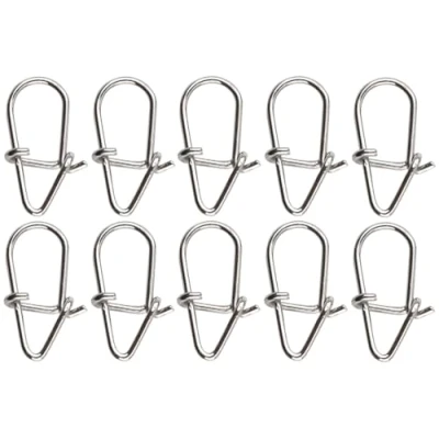 Image of Spro Freestyle Reload Stainless Fluorocarbon Snaps 4,5mm (10 pieces) Fishing swivels