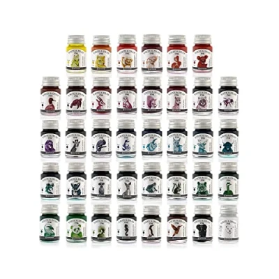Image of Octopus Write and Draw Ink Set, Waterproof for Writing Drawing, Calligraphy Ink, Drawing Fountain Pen, 38 x 10 ml
