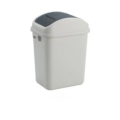 Image of 10L Bin, Auto Closing Waste Paper Bin for Kitchen, Bathroom, Bedroom, Living Room, Office