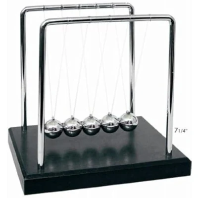 Image of Newtons Cradle Balance Balls Office Desk Pendulum Ball Swinging Magnetic Decoration Toys from PowerKing