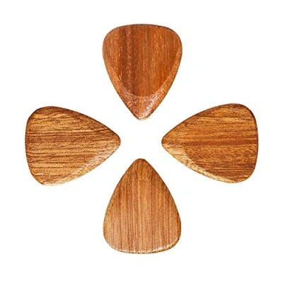 Image of Timber Tones Guitar Plectrum Almondwood (Pack of 4)