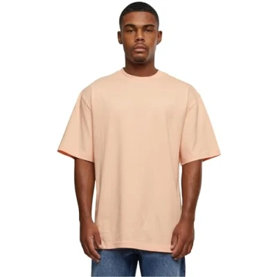 Image of Urban Classics TALL TEE Basic Tshirt, Men&#039;s, Size: Large, Softapricot