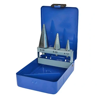 Image of Faithfull HSS Taper Drill Bit Set of 3 FAITDSET3