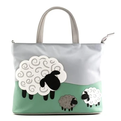 Image of Mala Leather Valais Sheep Multi Way Grab Bag 7366 21