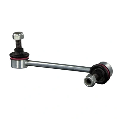 Image of 4056A028, MB856476 Anti roll bar link FEBI BILSTEIN 41188 Rear Axle Right 155mm M10 x 1,25 with nuts Steel MITSUBISHI: Lancer 6 Limousine