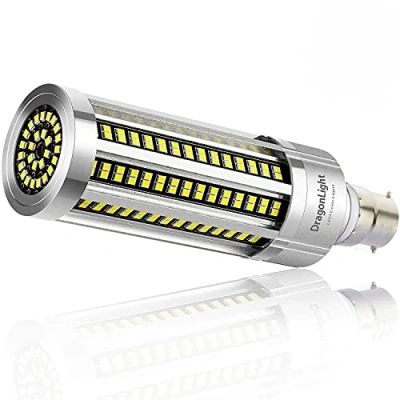 Image of DragonLight B22 Bayonet Cap 50W Corn LED Light Bulb Fanless(350 Watt Equivalent) 6000K Daylight 6,000 Lumens Super Bright Lamp for Residential and Commercial Ceiling Lighting