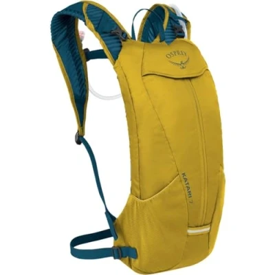 Image of Osprey Katari 7L Men&#039;s Biking Backpack with Hydraulics Reservoir, Primavera Yellow