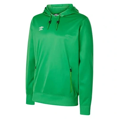 Image of Umbro Mens Club Essential Polyester Hoodie (XXL) (Emerald)