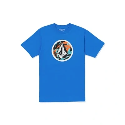 Image of Volcom Men&#039;s Crisp Stone Short Sleeve Tee, Patriot Blue, S