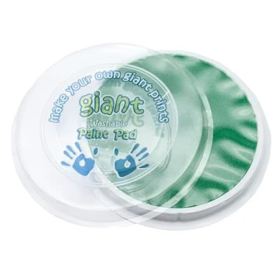 Image of Baker Ross EV939 Dark Green Giant Pad, Kids Finger Painting, Ideal for Arts and Crafts Projects, 1 Count (Pack of 1)