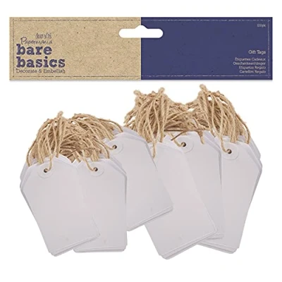 Image of Bare Basics Tags, White