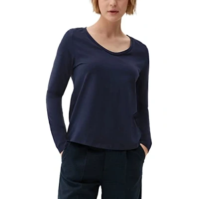 Image of s.Oliver Women&#039;s 2125513 T Shirts Long Sleeve, Blue 5959, 6