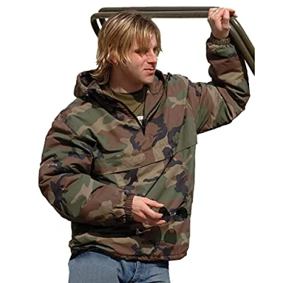 Image of Mil Tec Men&#039;s Combat Jacket, Woodland, XXX Large