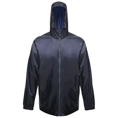 Image of Regatta Pro Mens Packaway Waterproof Breathable Jacket (Navy) Size Large