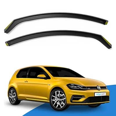 Image of EdgeVisors Wind Deflectors Set Fits: VW GOLF MK7 2013 2019 3 Door Hatchback 2pc