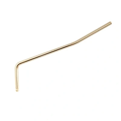 Image of Musiclily Pro 5mm Steel Push in Tremolo Arm Whammy Bar Vibrato for Strat Style Electric Guitar Bridge, Gold