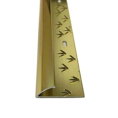 Image of Single Edge Carpet Metal Door Bar Trim (900mm, Gold)