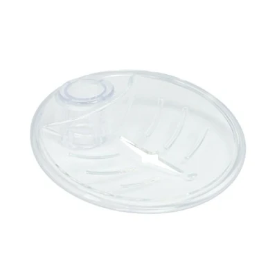 Image of Triton Showers RERRSD25CLR Riser Rail Soap Dish, Clear, 25 mm